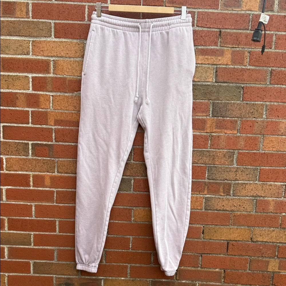 PacSun Fleece-Lined Jogger Sweatpants Lavender Purple Size Small